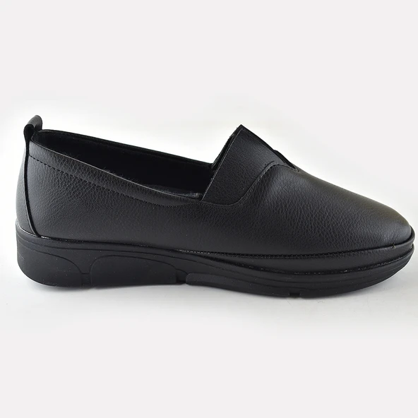 5489 Full Ortopedik Taban Günlük Kadın Ayakkabı Kışlık Yumuşak Ayakkabı Sln - 3