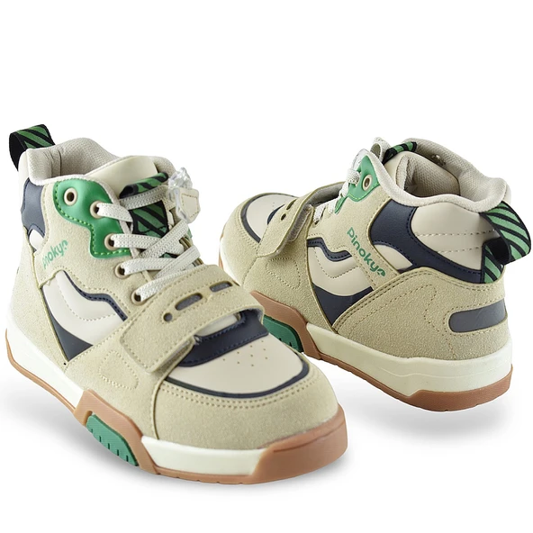 İstanbul Ortopedik Bağcıklı Cırtlı Unisex Çocuk Bot Ayakkabı Kışlık Çocuk Bot - 9