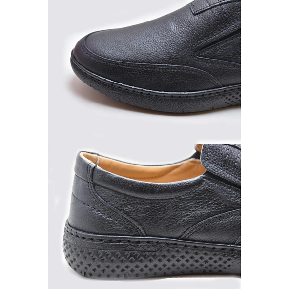 7575 Ortopedik Hakiki Deri Mevsimlik Kışlık Erkek Ayakkabı Casual Ayakkabı - 5