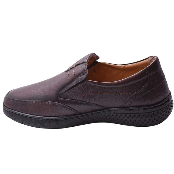 7575 Ortopedik Taban Yumuşak Hakiki Deri Mevsimlik Kışlık Erkek Ayakkabı - 2