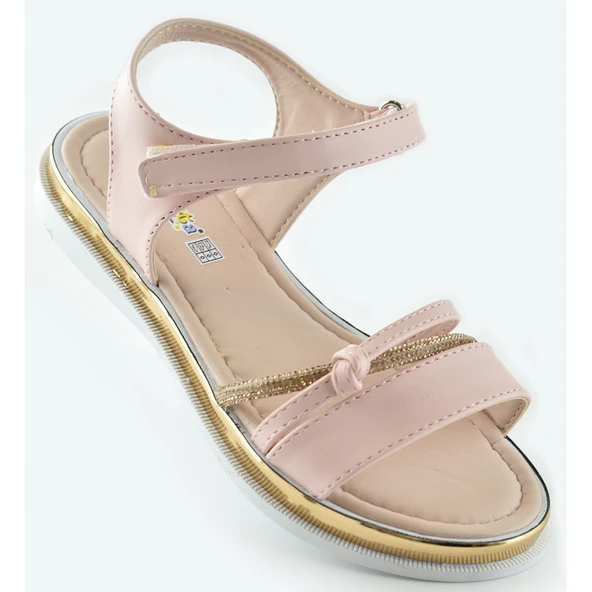 667e Ortopedik Taban Kız Çocuk Sandalet Terlik Düğün Abiye Gündelik Vetta - 11