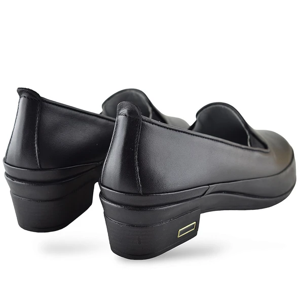 35T8 Ortopedik Taban İçi Dışı Hakiki Deri Kadın Ayakkabı Topuklu Kadın Deri Ayakkabı - 5