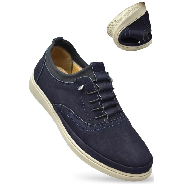 340 Tam Ortopedik Taban Hakiki Deri Erkek Ayakkabı Kauçuk Taban - 11