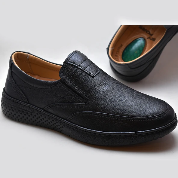 7575 Ortopedik Hakiki Deri Mevsimlik Kışlık Erkek Ayakkabı Casual Ayakkabı - 2