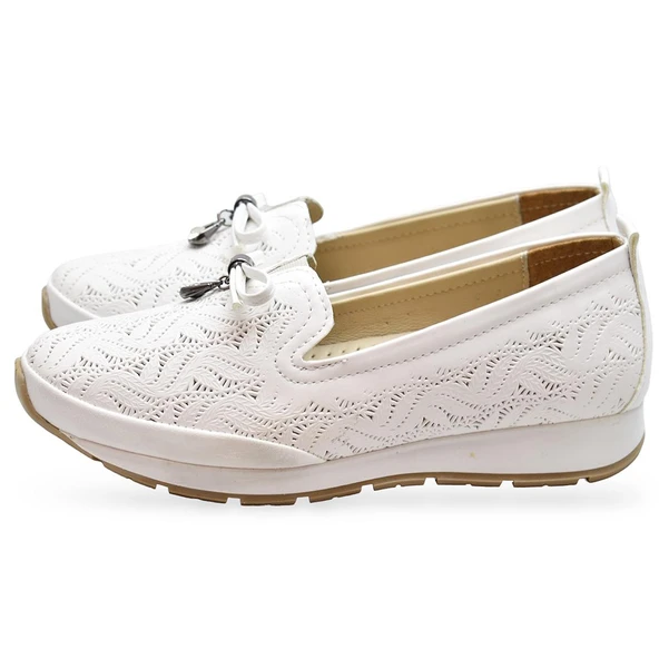 230E Rahat Ortopedik Taban Günlük Kadın Ayakkabı Babet Kadın Yazlık Ayakkabı - 8