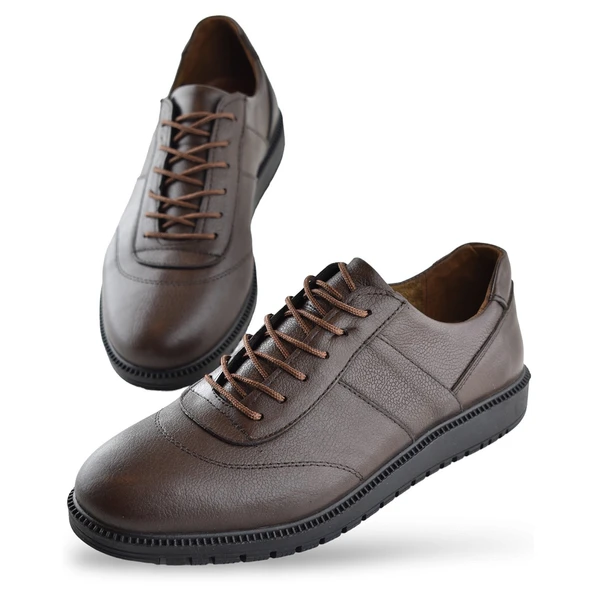 1050 Ortopedik Taban Hakiki Deri Erkek Ayakkabı Kışlık-Mevsimlik Kaymaz Taban - 7