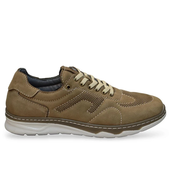 5319  Tam Ortopedik Taban Hakiki Deri Erkek Ayakkabı Hafif Poli Taban Nubuk Süed - 10