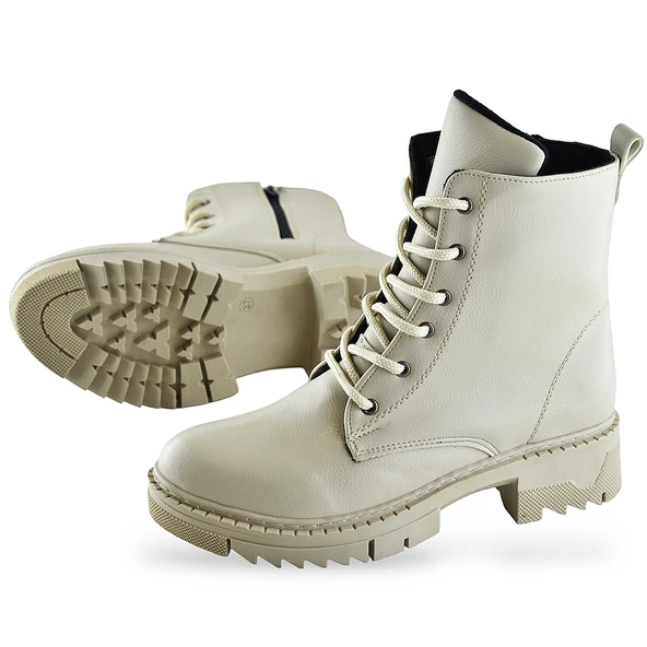 785 Günlük Bağcıklı Fermuarlı Siyah Kadın Bot Ayakkabı Kışlık Bayan Bot - 8