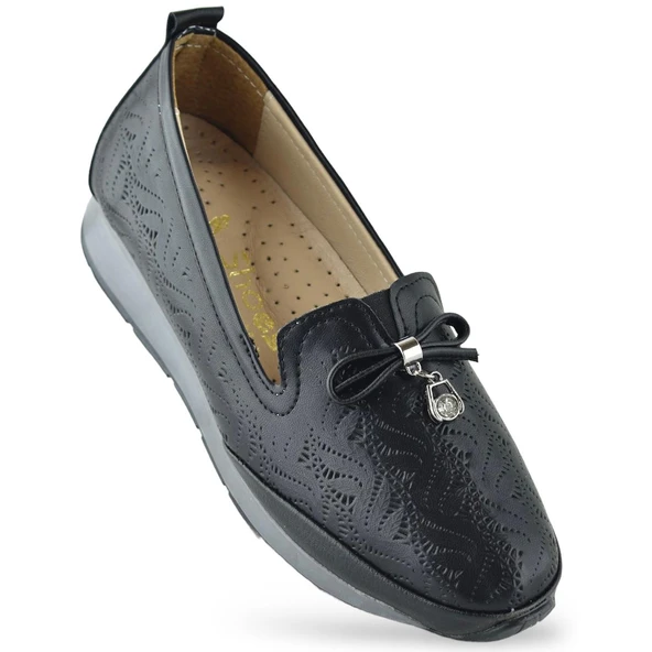 230E Rahat Ortopedik Taban Günlük Kadın Ayakkabı Babet Kadın Yazlık Ayakkabı - 12