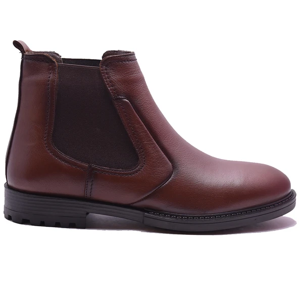 Ayakkabiburada 1796 Ortopedi Hakiki Deri Erkek Bot - 2