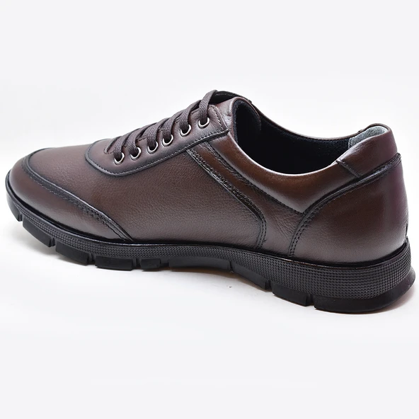 TAB405 Tam Ortopedik Kauçuk Kaymaz Taban Hakiki Deri Kışlık Erkek Ayakkabı - 11