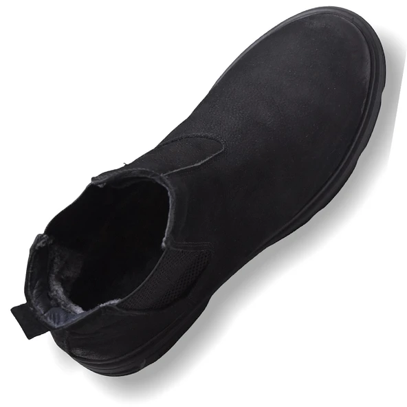 Bülent Saraç 201 Hakiki Deri Erkek Bot Ayakkabı Nubuk İçi Kürklü - 5