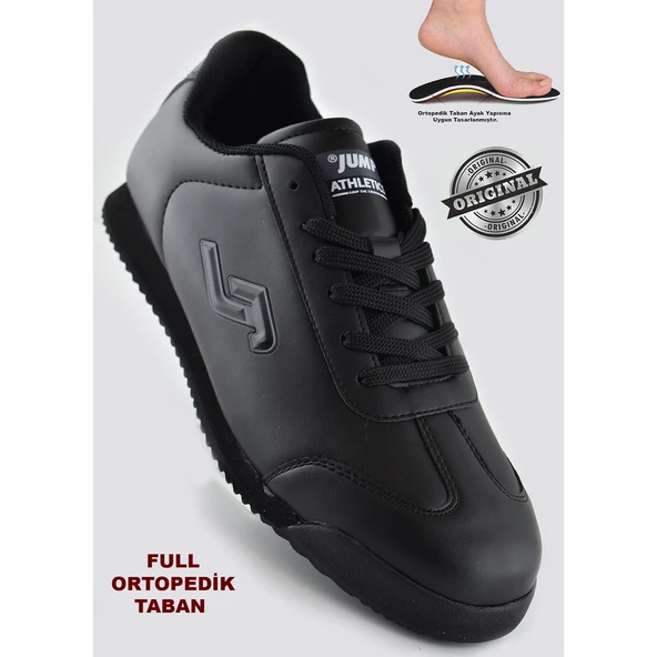 Jump 28165 Siyah Erkek Spor Ayakkabı Yürüyüş Spor Ayakkabı