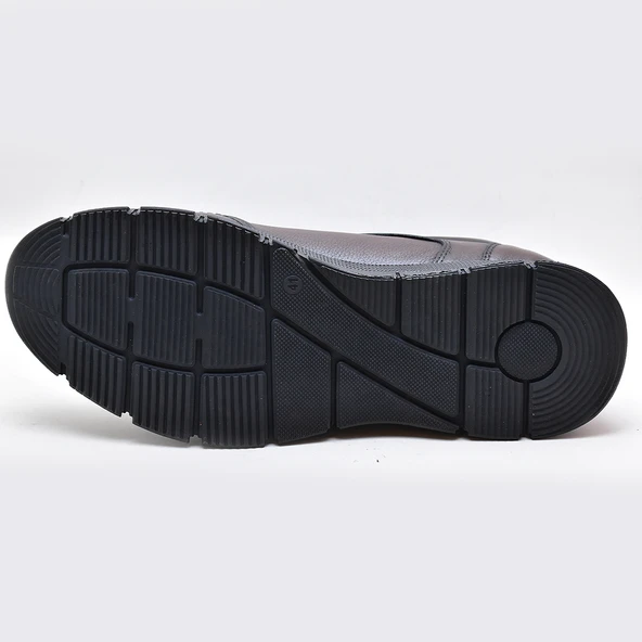 TAB405 Tam Ortopedik Kauçuk Kaymaz Taban Hakiki Deri Kışlık Erkek Ayakkabı - 12