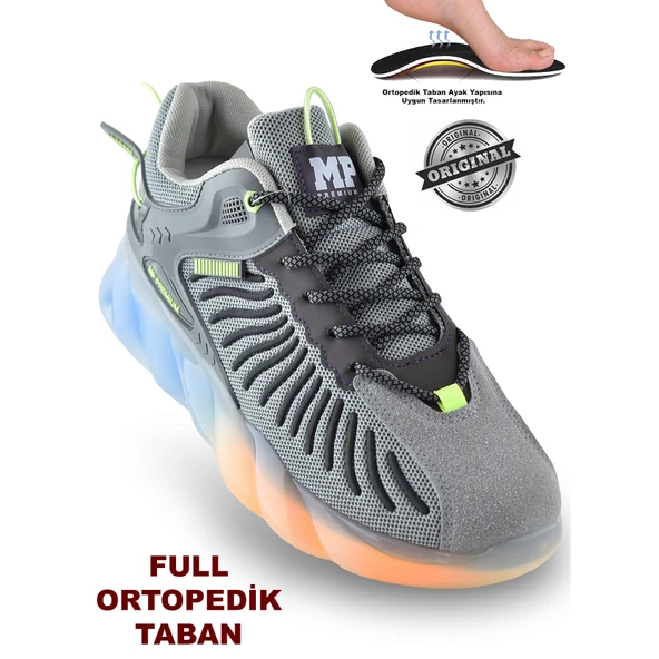 Tam Ortopedik Taban Günlük Erkek Spor Ayakkabı Geniş Taban ULTRA Comfort Mp 1229