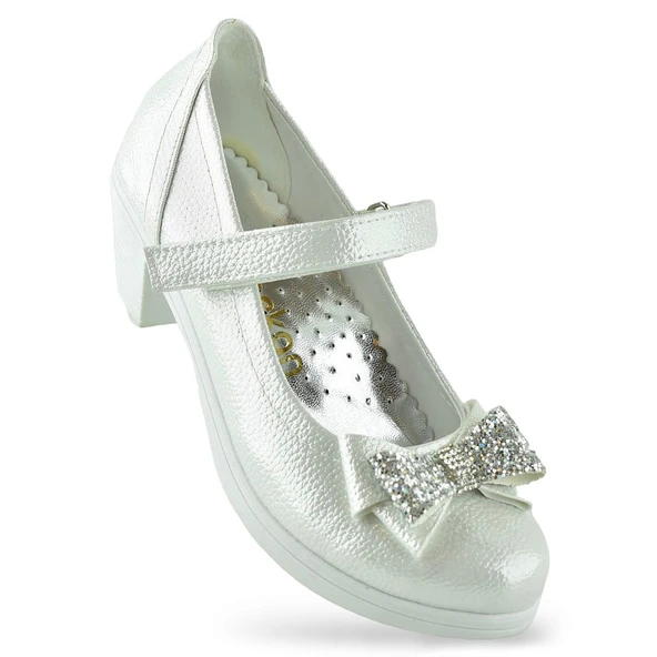 460 Abiye Kız Çocuk Topuklu Ayakkabı Düğünlük Nişan Abiye Elbise Ayakkabısı - 6