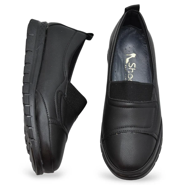 0241 Streçli Rahat Ortopedik Taban Günlük Kadın Ayakkabı Babet Kadın Kışlık Ayakkabı - 3