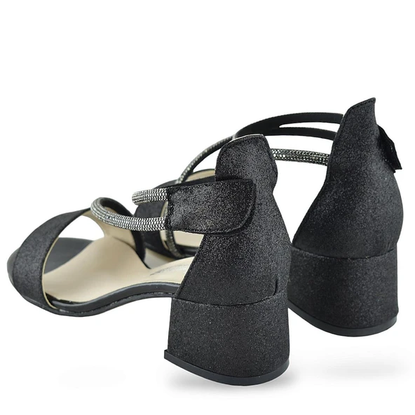 259 Abiye Kız Çocuk Topuklu Ayakkabı Düğünlük Nişan Abiye Elbise Ayakkabısı - 3