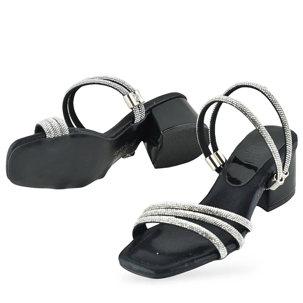 359 Abiye Kız Açık Çocuk Topuklu Ayakkabı Düğünlük Nişan Abiye Elbise Ayakkabısı - 2