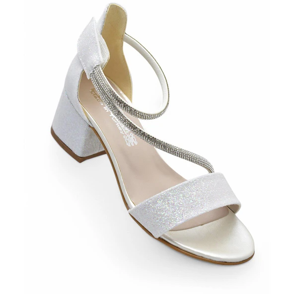 259 Abiye Kız Çocuk Topuklu Ayakkabı Düğünlük Nişan Abiye Elbise Ayakkabısı - 11