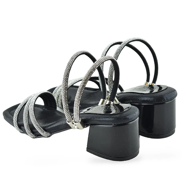 359 Abiye Kız Açık Çocuk Topuklu Ayakkabı Düğünlük Nişan Abiye Elbise Ayakkabısı - 4