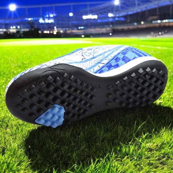 624-1 Rahat Taban Erkek Halısaha Ayakkabı Futbol Ayakkabısı - 9