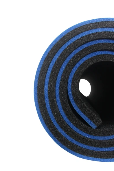 180x60cm 15mm Mavi-Siyah Extra Rahat Yoga Pilates Matı - 3