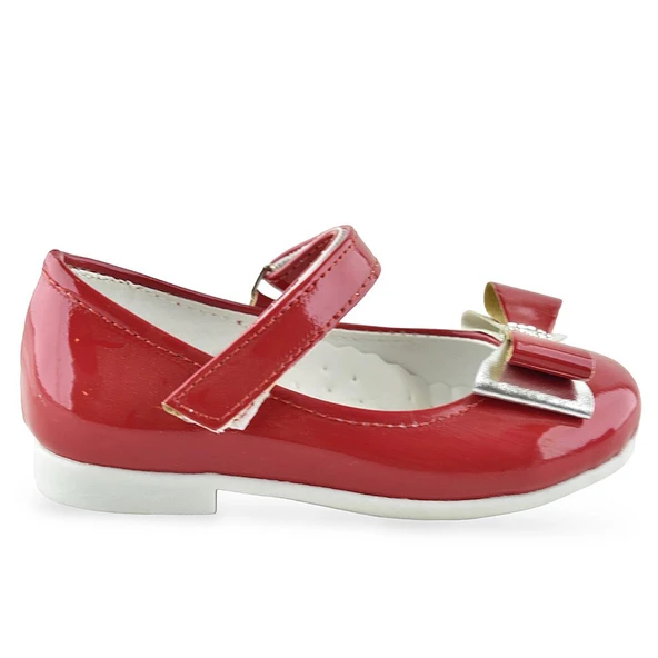 2016 Rahat Taban Tokalı Kız Çocuk Bebek Babet Ayakkabı Düğün Abiye Nişan Ev Babeti - 8