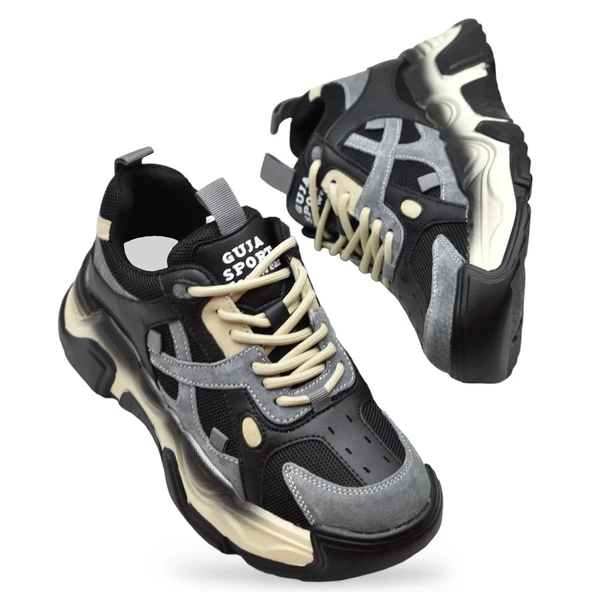 Full Ortopedik Taban Günlük Yazlık Kadın Spor Ayakkabı Kalın Taban Guja 24K371 - 7