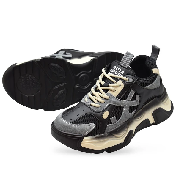 Full Ortopedik Taban Günlük Yazlık Kadın Spor Ayakkabı Kalın Taban Guja 24K371 - 8