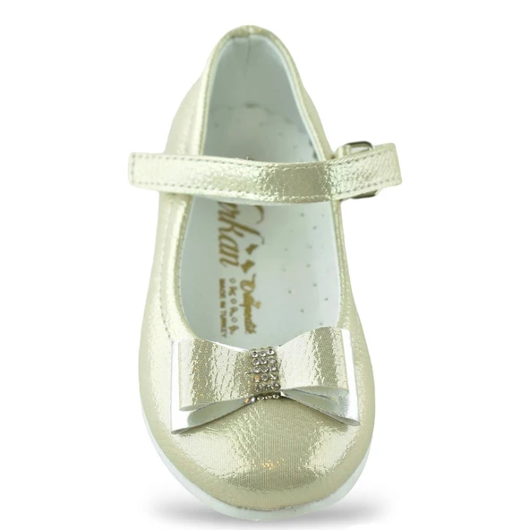 2016 Rahat Taban Tokalı Kız Çocuk Bebek Babet Ayakkabı Düğün Abiye Nişan Ev Babeti - 6