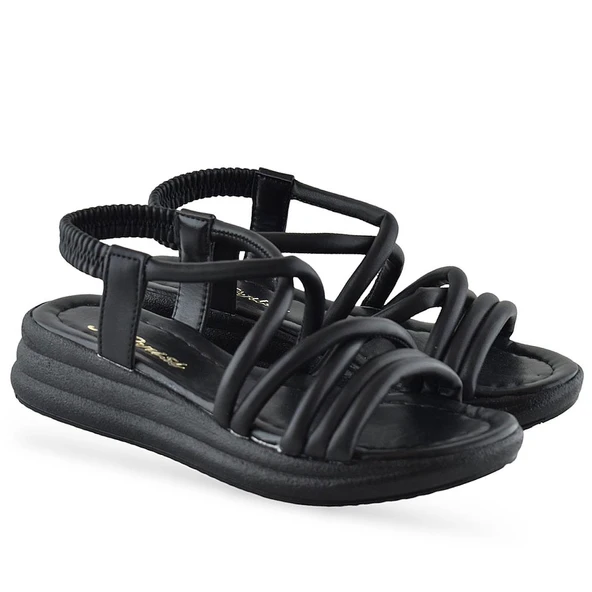 654 Ortopedik Taban Günlük Kadın Sandalet Hafif Sandalet Sahil Havuz - 10