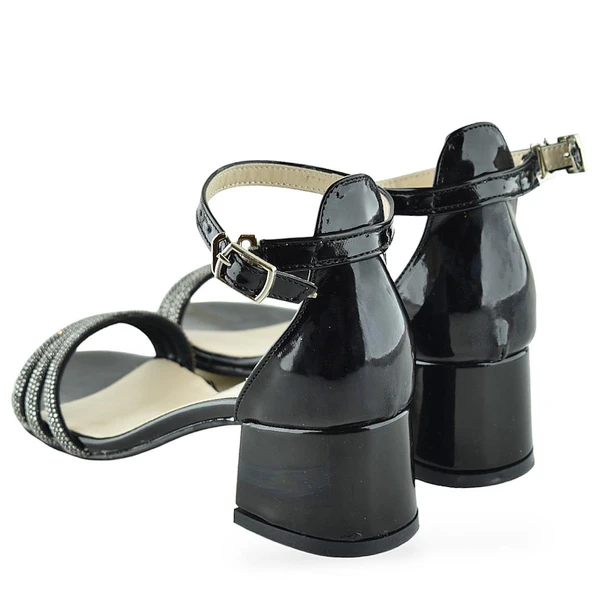 459 Abiye Kız Açık Çocuk Topuklu Ayakkabı Düğünlük Nişan Abiye Elbise Ayakkabısı - 4