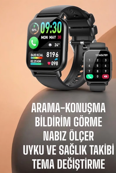 Yeni Nesil Akıllı Saat Arama Bildirimleri, Uyku & Kalp Atış Takibi - 4