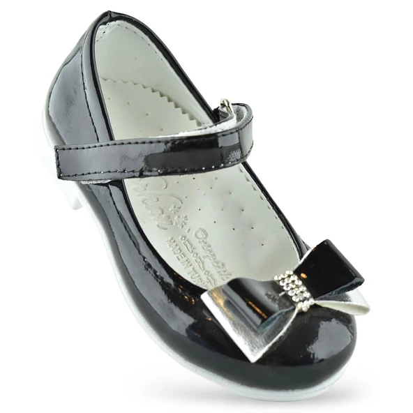 2016 Rahat Taban Tokalı Kız Çocuk Bebek Babet Ayakkabı Düğün Abiye Nişan Ev Babeti - 9