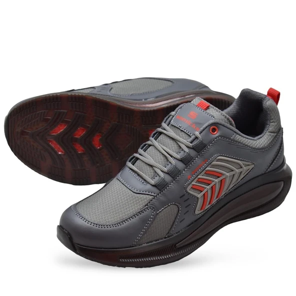 3434 Ortopedik Taban Günlük Erkek Spor Ayakkabı Eva Özel Şeffaf Tabanlı - 5