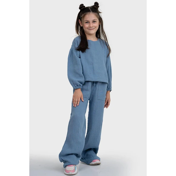 3232 Kız Çocuk Takım Alt Üst Takım - 7