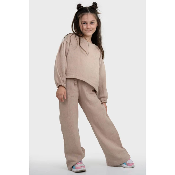 3232 Kız Çocuk Takım Alt Üst Takım - 2