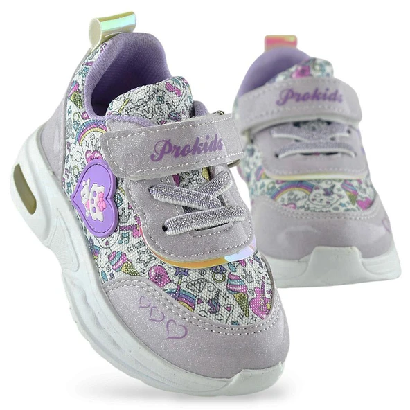 3000 Ortopedik Taban Çocuk Spor Ayakkabı Işıklı Bebe Spor Ayakkabı - 5