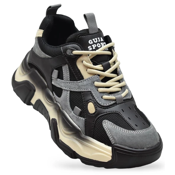 Full Ortopedik Taban Günlük Yazlık Kadın Spor Ayakkabı Kalın Taban Guja 24K371 - 6