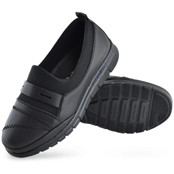 0248 Rahat Ortopedik Taban Günlük Kadın Ayakkabı Babet Kadın Kışlık Ayakkabı - 3