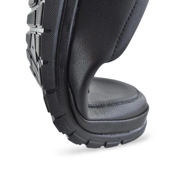 0244 Tokalı Rahat Ortopedik Taban Günlük Kadın Ayakkabı Babet Kadın Kışlık Ayakkabı - 4