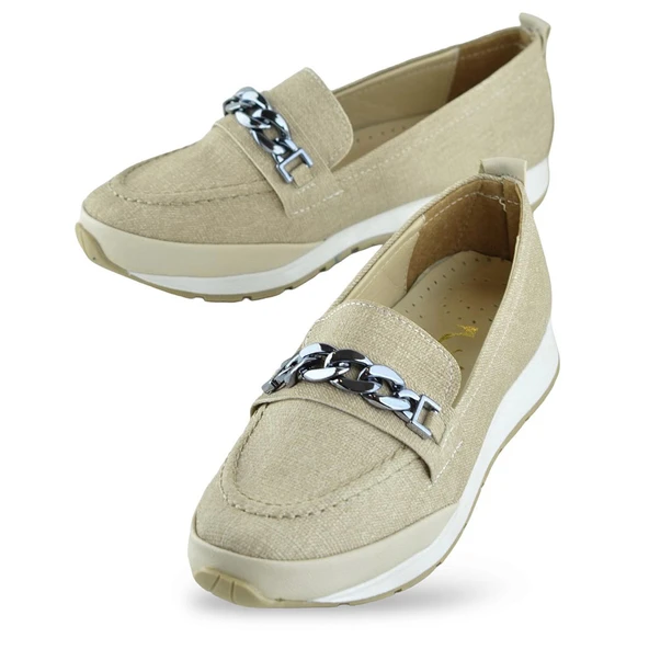 230W Rahat Ortopedik Taban Günlük Kadın Ayakkabı Babet Kadın Yazlık Ayakkabı - 6