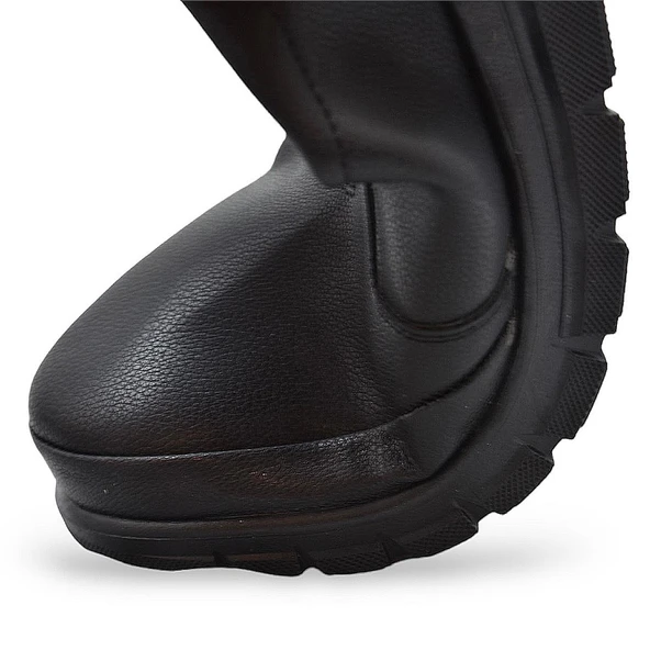 0240 Taşlı Rahat Ortopedik Taban Günlük Kadın Ayakkabı Babet Kadın Kışlık Ayakkabı - 9