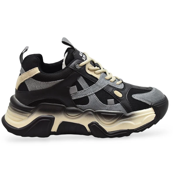 Full Ortopedik Taban Günlük Yazlık Kadın Spor Ayakkabı Kalın Taban Guja 24K371 - 9