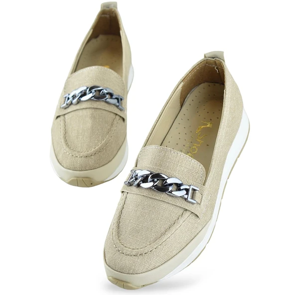 230W Rahat Ortopedik Taban Günlük Kadın Ayakkabı Babet Kadın Yazlık Ayakkabı - 5