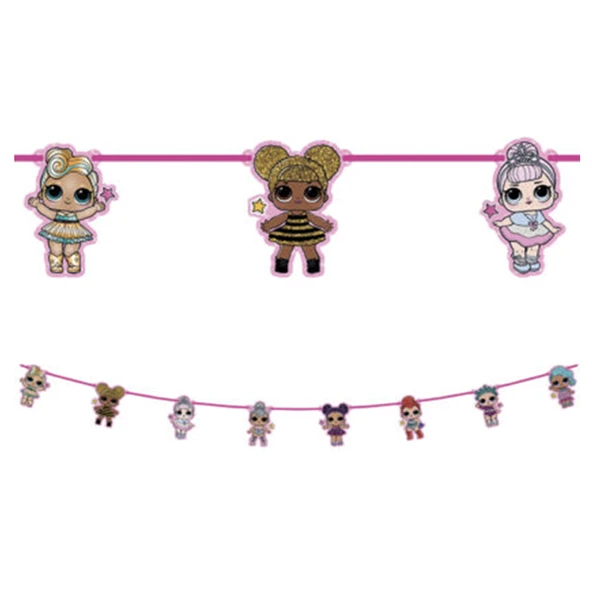 Lol Bebek Temalı Özel Kesim Dekoratif Banner 270 cm
