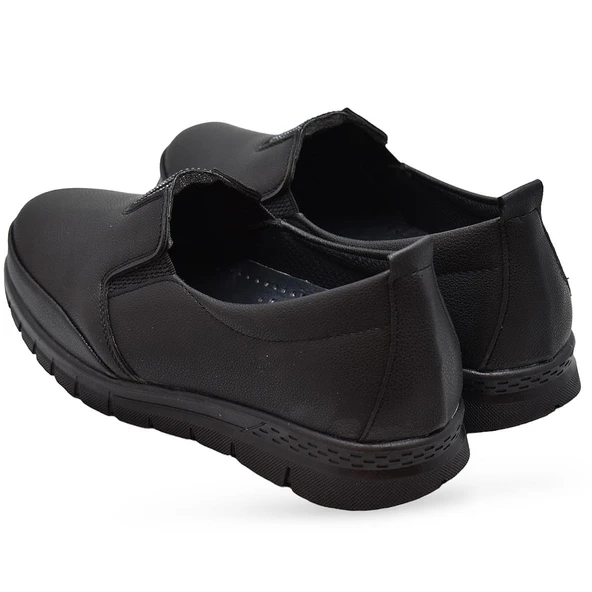 0240 Taşlı Rahat Ortopedik Taban Günlük Kadın Ayakkabı Babet Kadın Kışlık Ayakkabı - 8