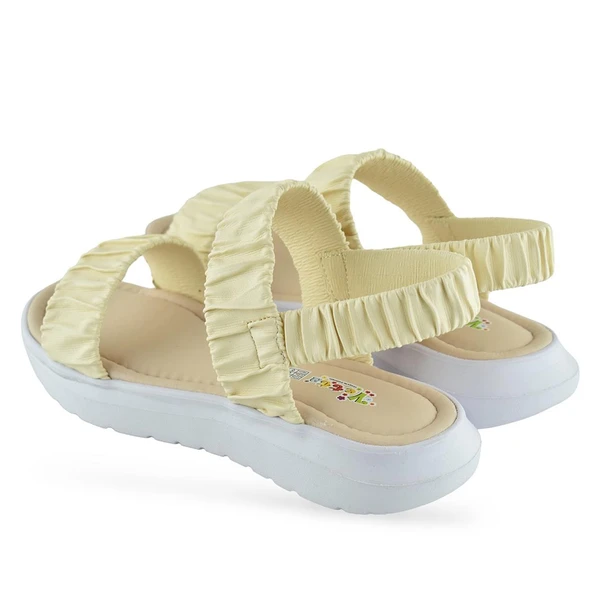 6894 Ortopedik Taban Kız Çocuk Sandalet Terlik Düğün Abiye Gündelik Vetta - 3