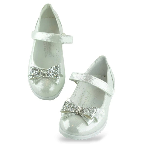 2015 Rahat Taban Tokalı Kız Çocuk Babet Ayakkabı Düğün Abiye Nişan Ev Babeti - 6